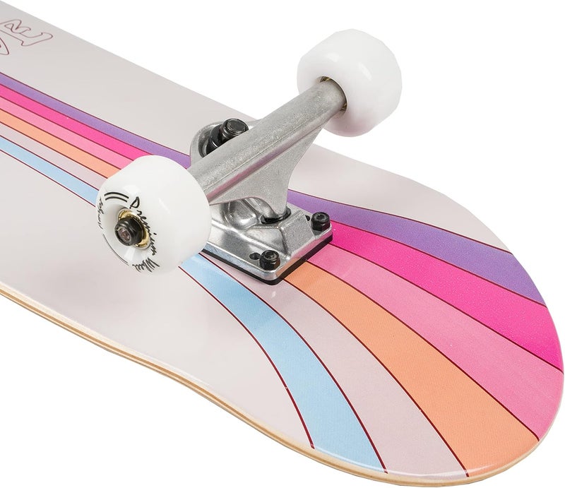 Amrgot Skateboards for Beginners,31 * 8 inches Complete Skateboards for Kids,Boys,Girls and Adults,7 Layer Maple Wood,Double Kick Deck Concave Standard and Tricks Skateboard - Image 4